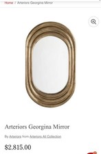 Arteriors Georgina Mirror 28x48 New $2800+ De...