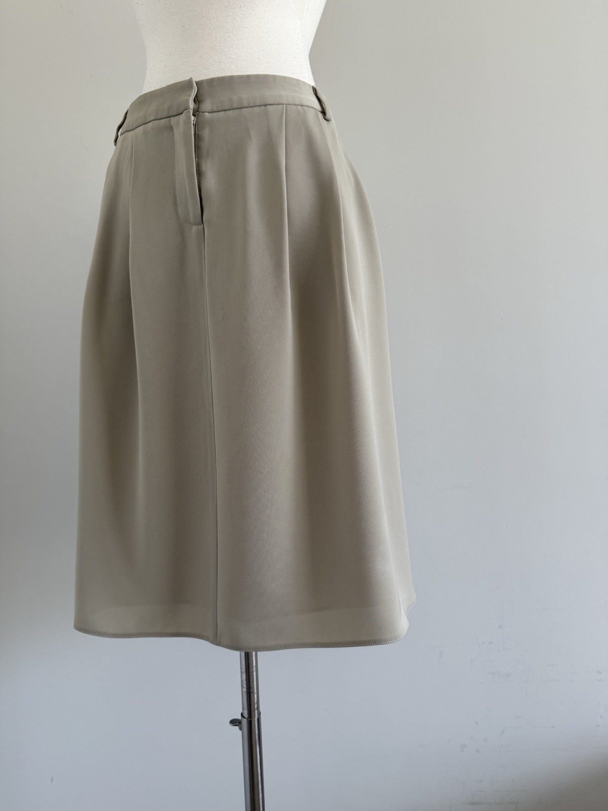 GIORGIO ARMANI POLYESTER ELASTANE PLEATED LINED P… - image 4