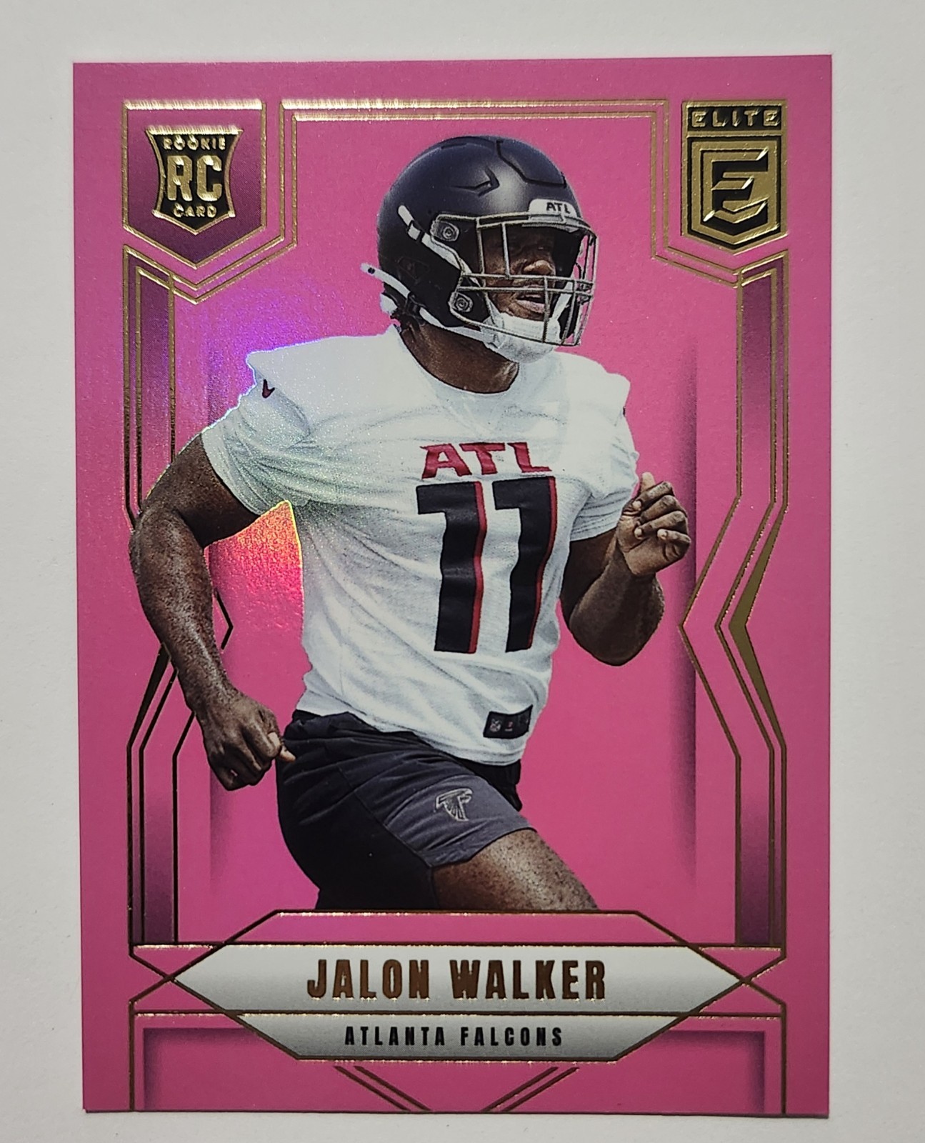 # 506 2025 Panini Donruss Elite - Rookies Jalon Walker #165 Pink Ink (RC)