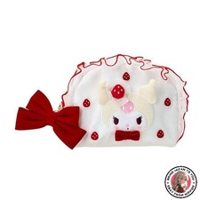 NEW Sanrio Shortcake Kuromi Pouch Small Item Case Gift 539201