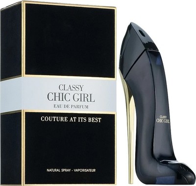 Classy Chic Girl Eau De Parfum by Fragrance World for Women, 90 ML, Luxurious