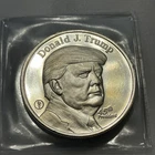Donald J. Trump 45th President Proof Coin 1 Troy Oz .999 Fine Silver Round Medal