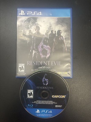 Resident Evil 6 (Sony PS4 PlayStation 4, 2016)  Complete - Tested Blue Label