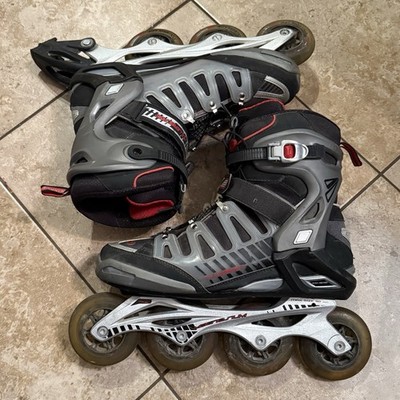 Rollerblade Crossfire 90 mm wheel US men's size 11.5 Inline Skates READ DESC