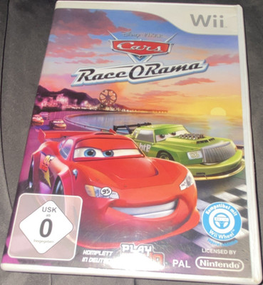 THQ Entertainment Cars Race-O-Rama Nintendo Wii PAL 2009 Rennen USK 0 Handbuch