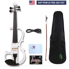4 String Electric Viola16 Inch With Solid Wood with Case,Bow for Beginner