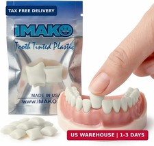 Imako Tooth Tinted Plastic - Natural Color - Temporary Tooth - Made in USA