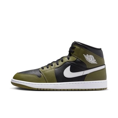 DQ8426-092 Nike Air Jordan Air 1 Mid Medium Olive Herren Turnschuhe