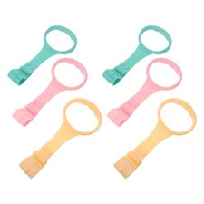 Baby Crib Pull Up Rings 6Pcs Portable Reusable Infant Stand Up Handles for Play