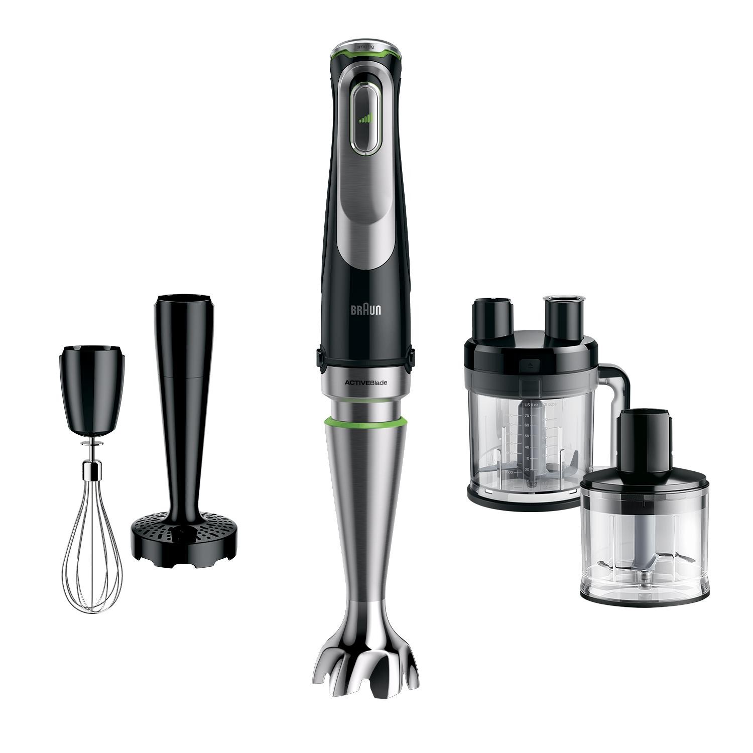 Braun MultiQuick 9 MQ 9195XLI 2 L Frullatore ad immersione 1200 W Nero,