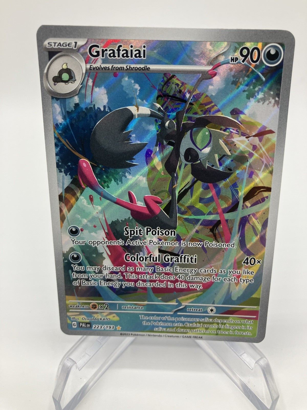 Grafaiai 223/193 Paldea Evolved Illustration Rare Full Art Pokemon