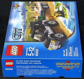 NEW SEALED! LEGO CITY 60058 - SUV WITH WATERCRAFT / 4X4 / JEEP / JETSKI / SUV