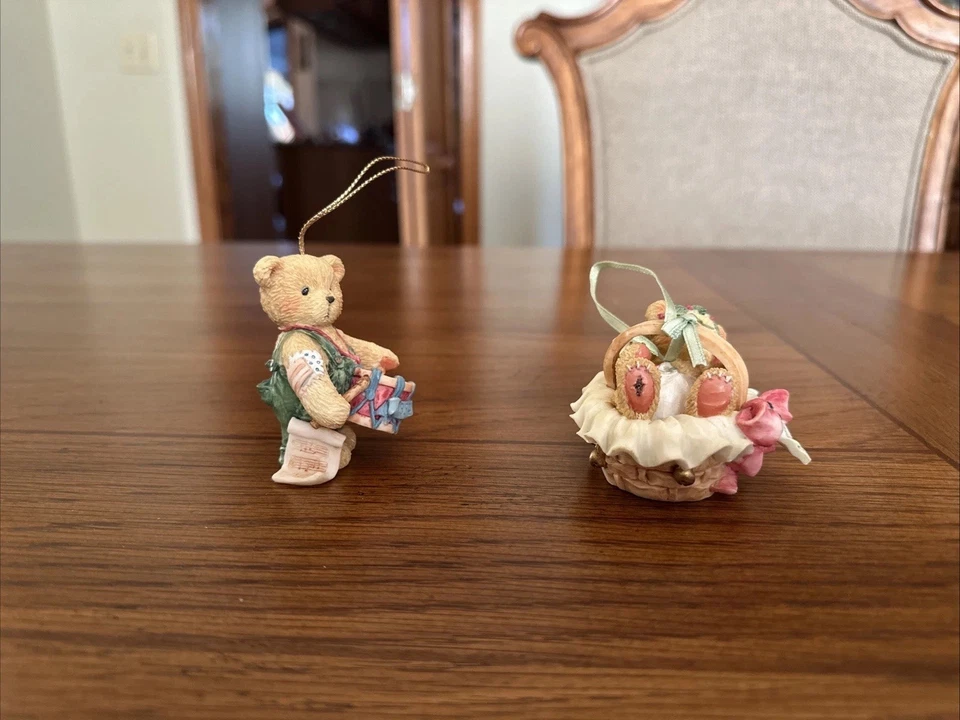 Adornos navideños vintage de peluches con fecha 1994 #912891 #617253 con certificado de autenticidad Foto 2 de 4