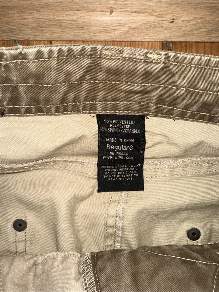 Pantalones Kuhl para mujer vintage pátina tinte regular 6 30x32 usados Foto 3 de 4