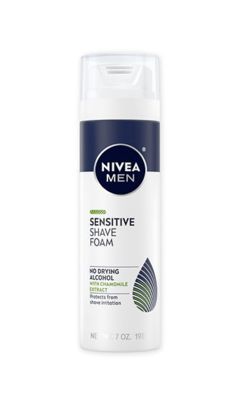 Nivea MEN Sensitive Shave Foam Shaving Cream 7 oz  NEW