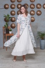 Sommerkleid Lagenlook Gr. 46 bis 48 XXL Plus ...
