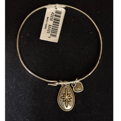 Brighton Womens Silver Tone Bangle Bracelet ''Joy to the World'' Charm Rare find!