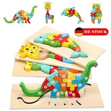 Holzpuzzle für Kinder Ab 2 3 4 5 Jahre,lerne...