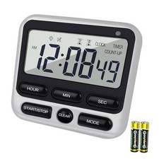 Digital Dual Kitchen Timer with Strong Magnet,24-Hour Countdown 