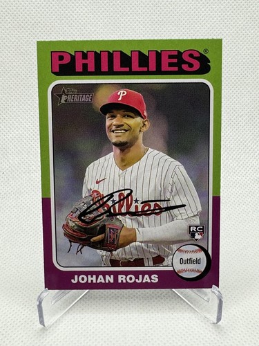 2024 Topps Heritage #171 Johan Rojas | Baseball Card