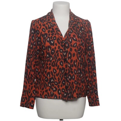 New Look, Bluse, Größe: 36, Orange/Schwarz/Beige, Elasthan/Polyester #pe6