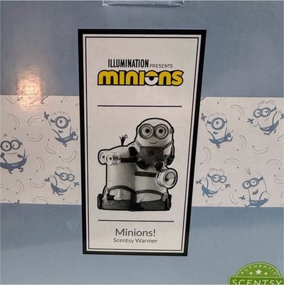 Scentsy Minions Ceramic Oil/Wax Warmer Banana Scent Plug-In Diffuser