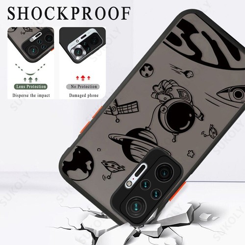 For Xiaomi Redmi Note 11 10 9 Mi 11T 10T Pro ShockProof Astronaut TPU Case Cover - Picture 3 of 14