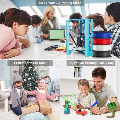 Filamento per stampante 3D 1 kg blu PETG SUNLU 1,75 mm PETG 2,2 LIBBRE senza bolla +/-0,02 mm - Foto 10 di 12