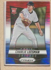 Charlie Leesman 188 2014 Panini Prizm Red White Blue Pulsar Rookie RC