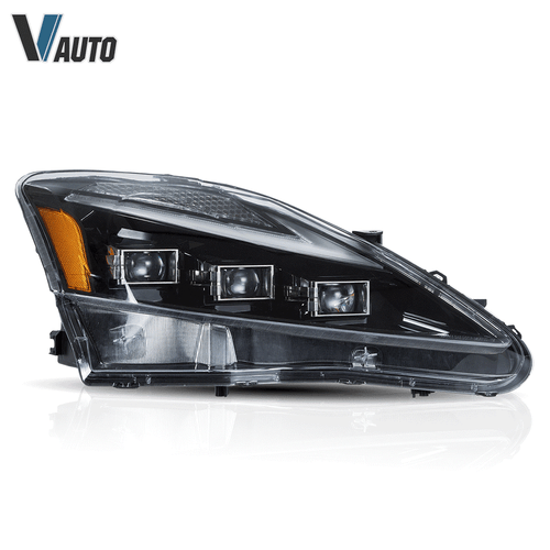 Faros proyectores LED azules DRL para Lexus IS 250 350 IS F 06-13 marcador ámbar - Imagen 17 de 18