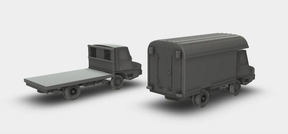 Berliet Stradair LKW Truck 1965 Bausatz 3D Druck 1:87 - 1:24 - Bild 2 von 4