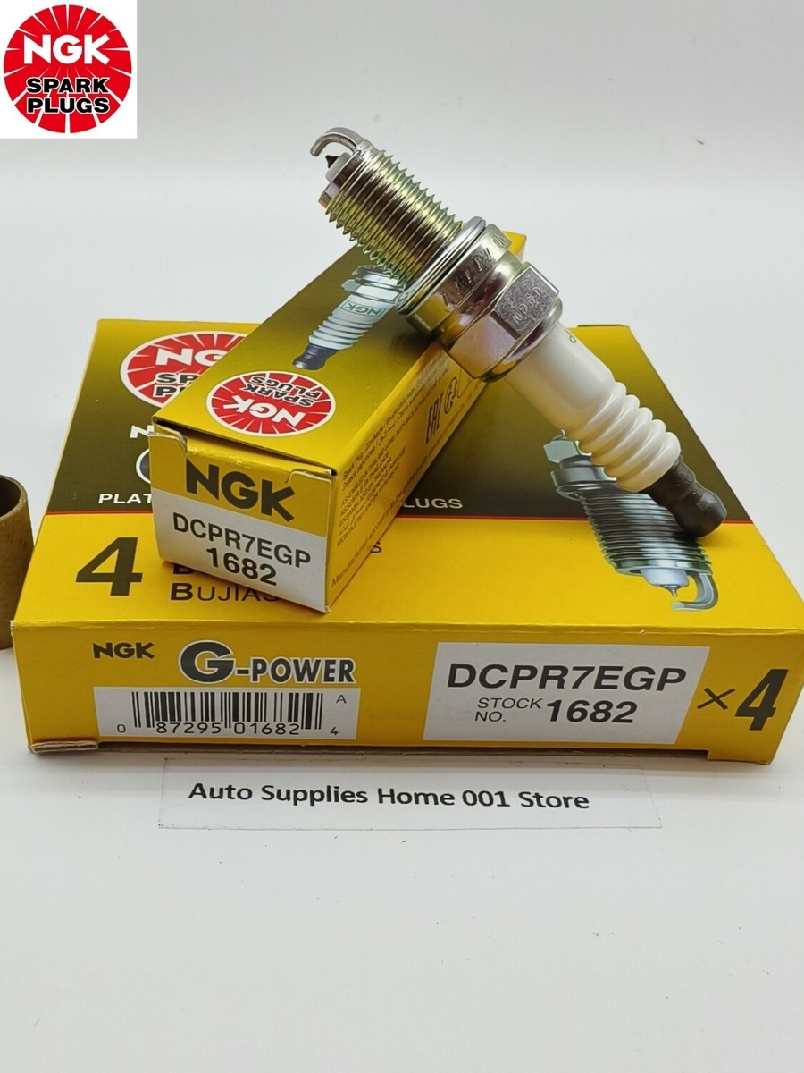 4Pcs NGK DCPR7EGP 1682 Spark Plug For BMW E36 Fiat Suzuki（K14B 