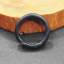 Shungite Ring Shungite Stone Band Rings for Women Men Crystal EMF Protection