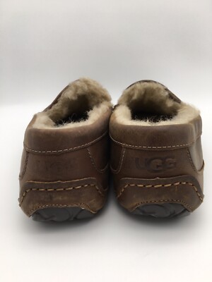 UGG Australia ASCOT LEATHER Sheepskin Slipper 1103889 TAN 