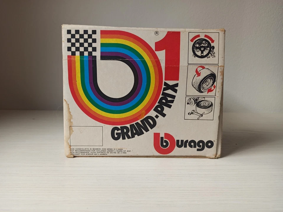 Ferrari 312 Burago 1:14 1/14 Jody Scheckter Grand Prix Cod 2101 - Immagine 3 di 4