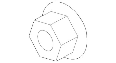 15-20 Ford F150 F250 F350 W716538-S450B Steering Column Hex Nut  