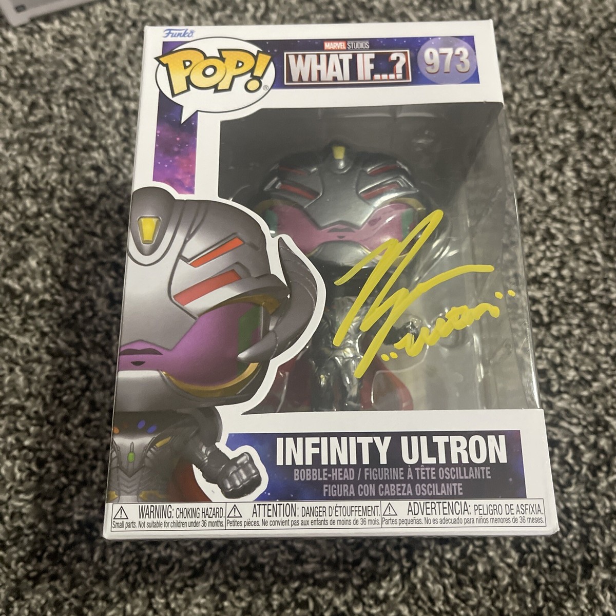 Ross Marquand Signed Funko Pop Autographed Infinity Ultron Marvel