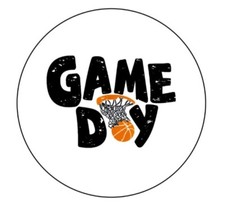 Basketball Lovers Game Day Sports   2.25”  Pinback Button Pin Badge
