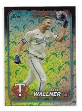 2024 Topps Series 1 Matt Wallner #91 Easter Umbrella Foil Parallel 2/10 - Twins