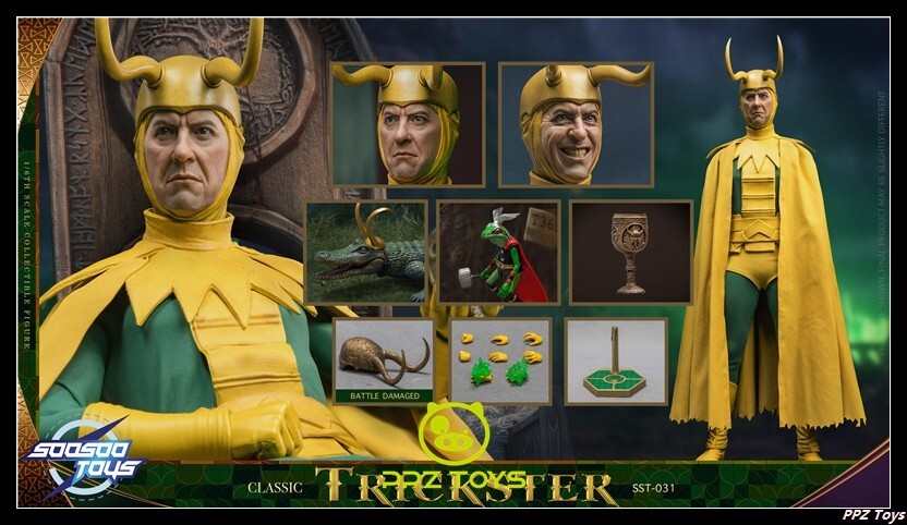 SoosooToys 1/6 Classic Old Loki Trickster Collectible Action