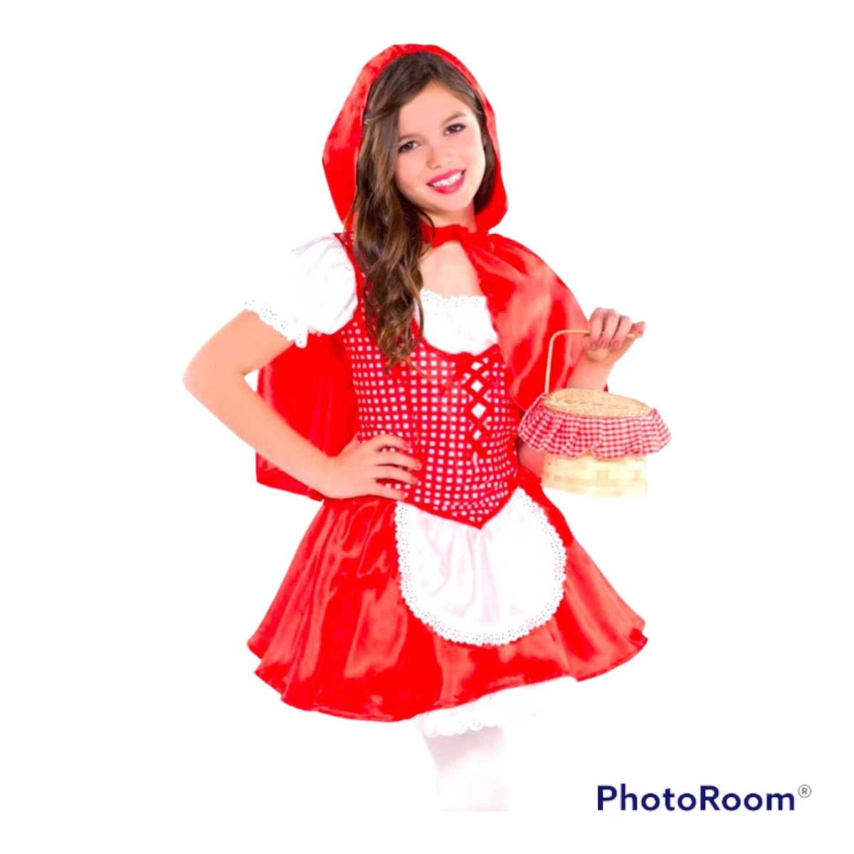 Little Red Riding Hood Costume Girls Halloween Fancy Dress eBay
