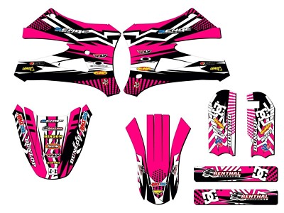 10-20 Sr / Fwe Cx 50 Mayhem Pink Senge Grafiken Set Kompatibel Mit Cobra