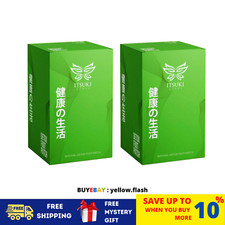 2 Boxes Premium ITSUKI KENKO HEALTH Detox Foot Pads Patch Herbal Cleansing Detox