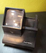 Vintage Photoco Auto  Automatic Lighted 2x2 Slide Viewer 35mm 126 Cartridge
