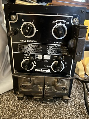#ad Vintage Rockwell Weld Current Anneal Weld Pressure Amp26 Volt 110 120 No 157813 $349.00
