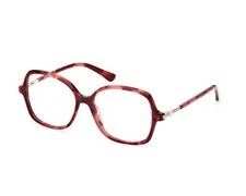GUESS GU2906 Burgundy 071 Women Round Plastic Optical Eyeglasses Frame 55-15-140