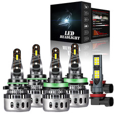 For Mitsubishi Outlander Sport 2011-2019 LED Headlights Fog Light Super White