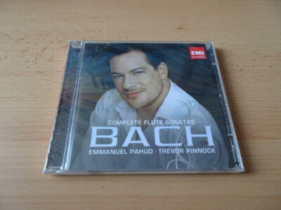 Doppel CD Emmanuel Pahud & Trevor Pinnock - Complete Flute Sonatas - Bach NEU/OV