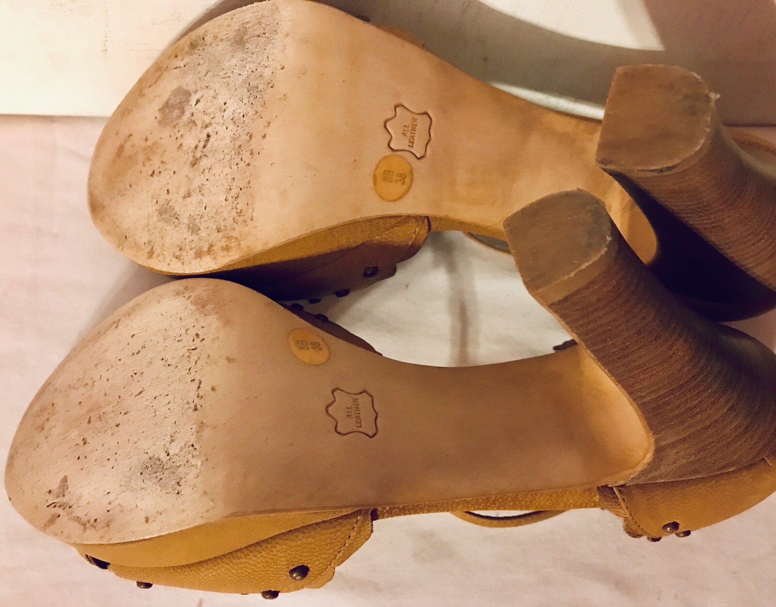 Vince Camuto Imagine Women’s 8 M Heel Platform Sandal All Leather w ...