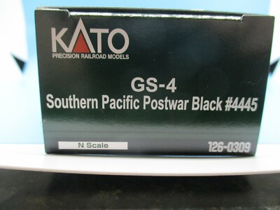 KATO N SCALE GS-4 LOCOMOTIVE - SOUTHERN PACIFIC POSTWAR BLACK